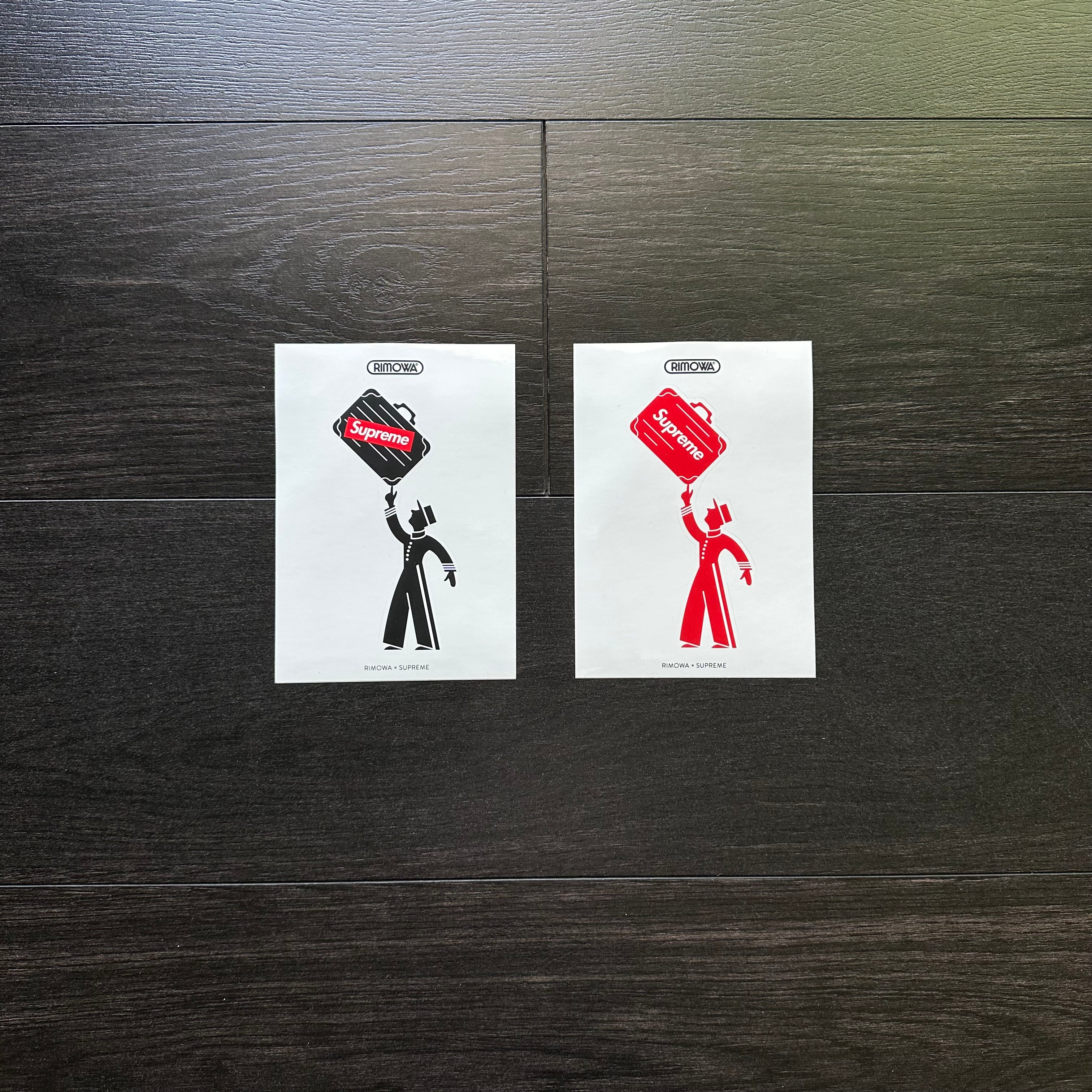 Supreme Rimowa Luggage Stickers Red