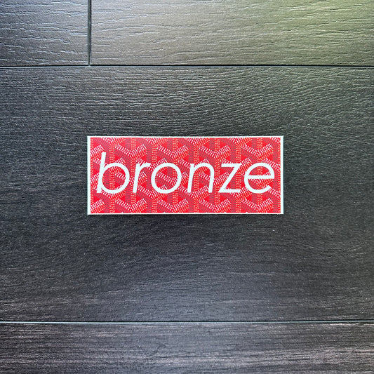Bronze 56K Goyard Sticker