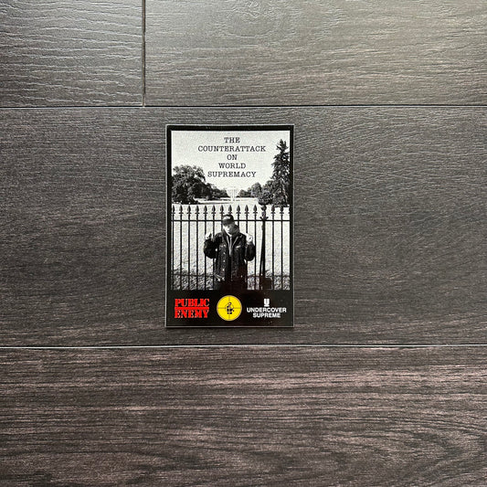 Supreme/Undercover Public Enemy Sticker