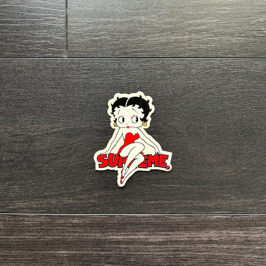 Supreme Betty Boop Sticker