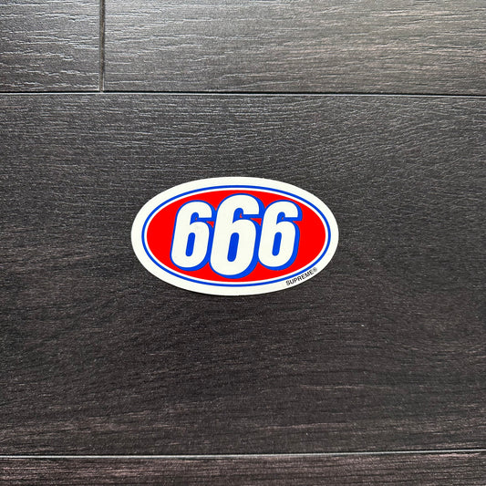 Supreme 666 Sticker