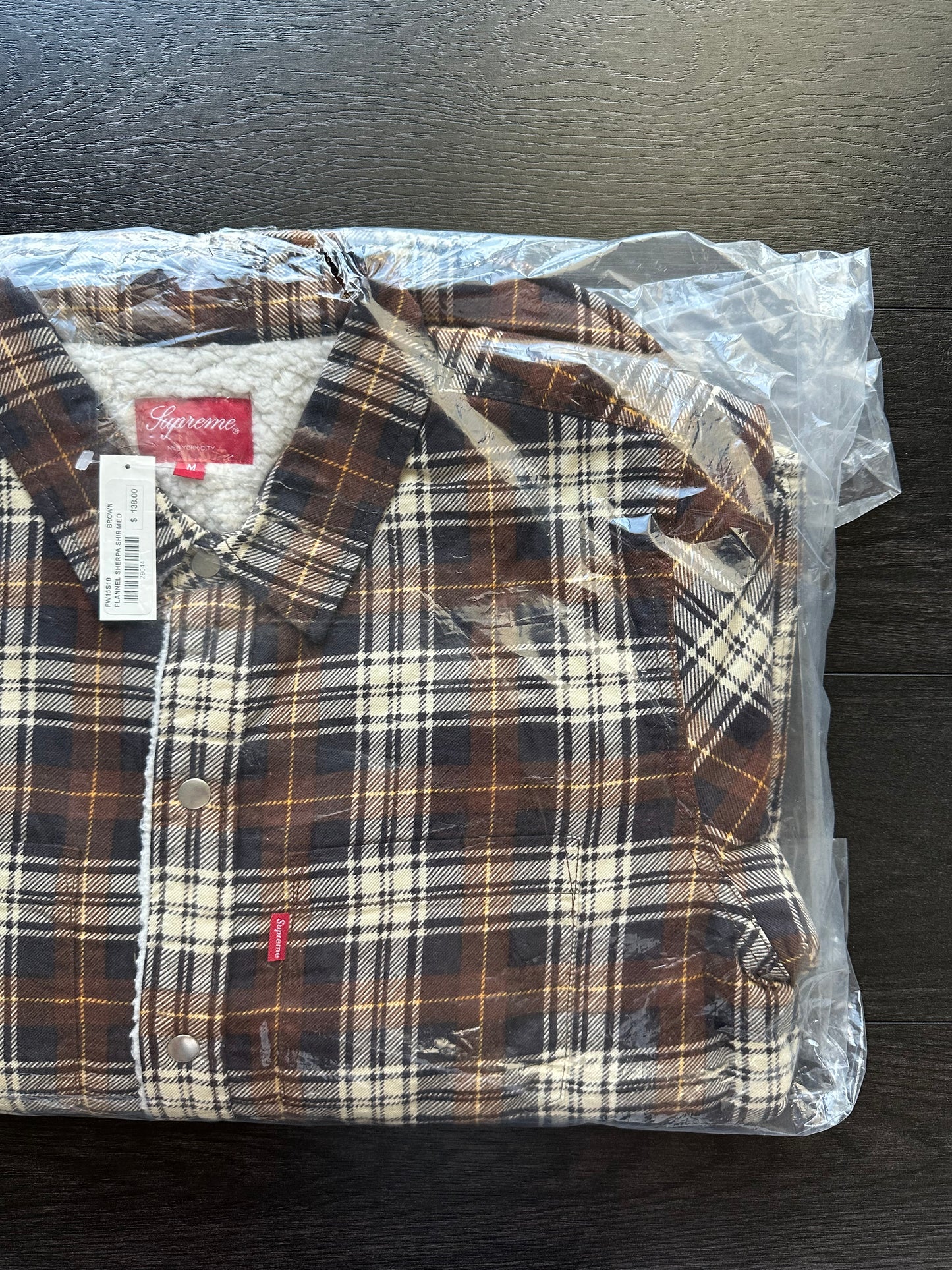 Supreme Sherpa Flannel Shirt