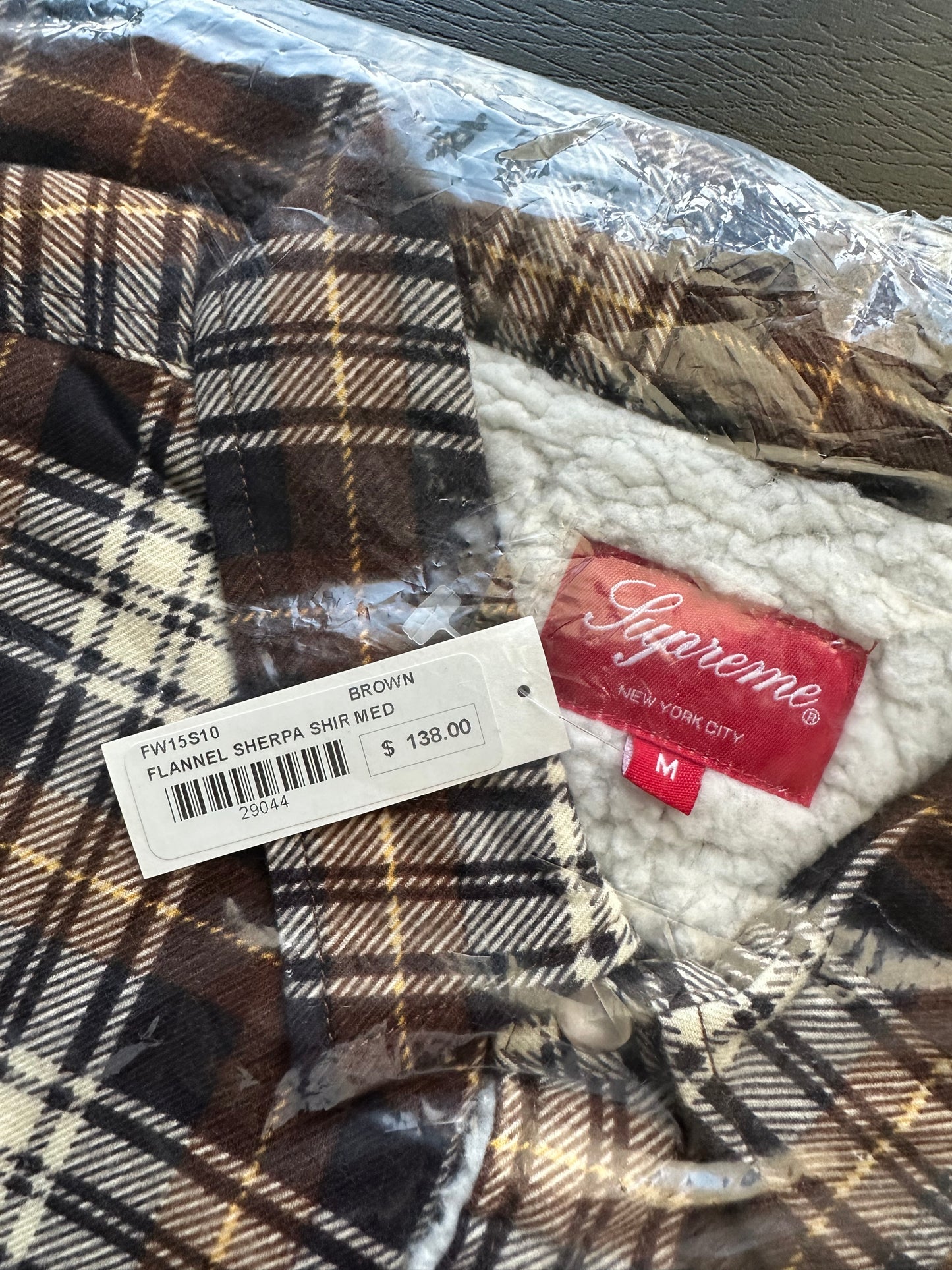 Supreme Sherpa Flannel Shirt