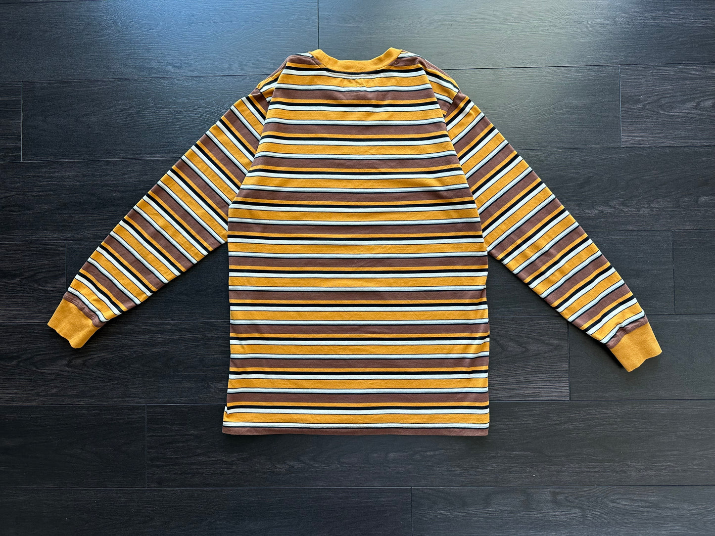 Supreme Classic Logo Long Sleeve Striped Shirt – Not Your Father's Gear