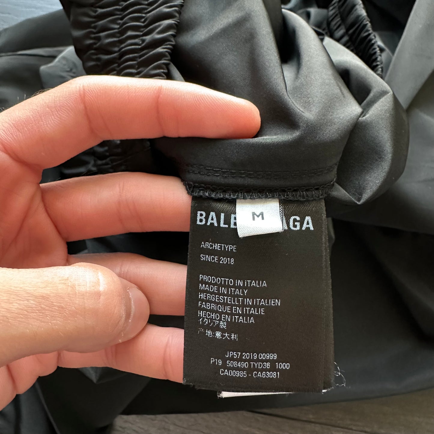 Balenciaga Nylon Zipped Track Pants