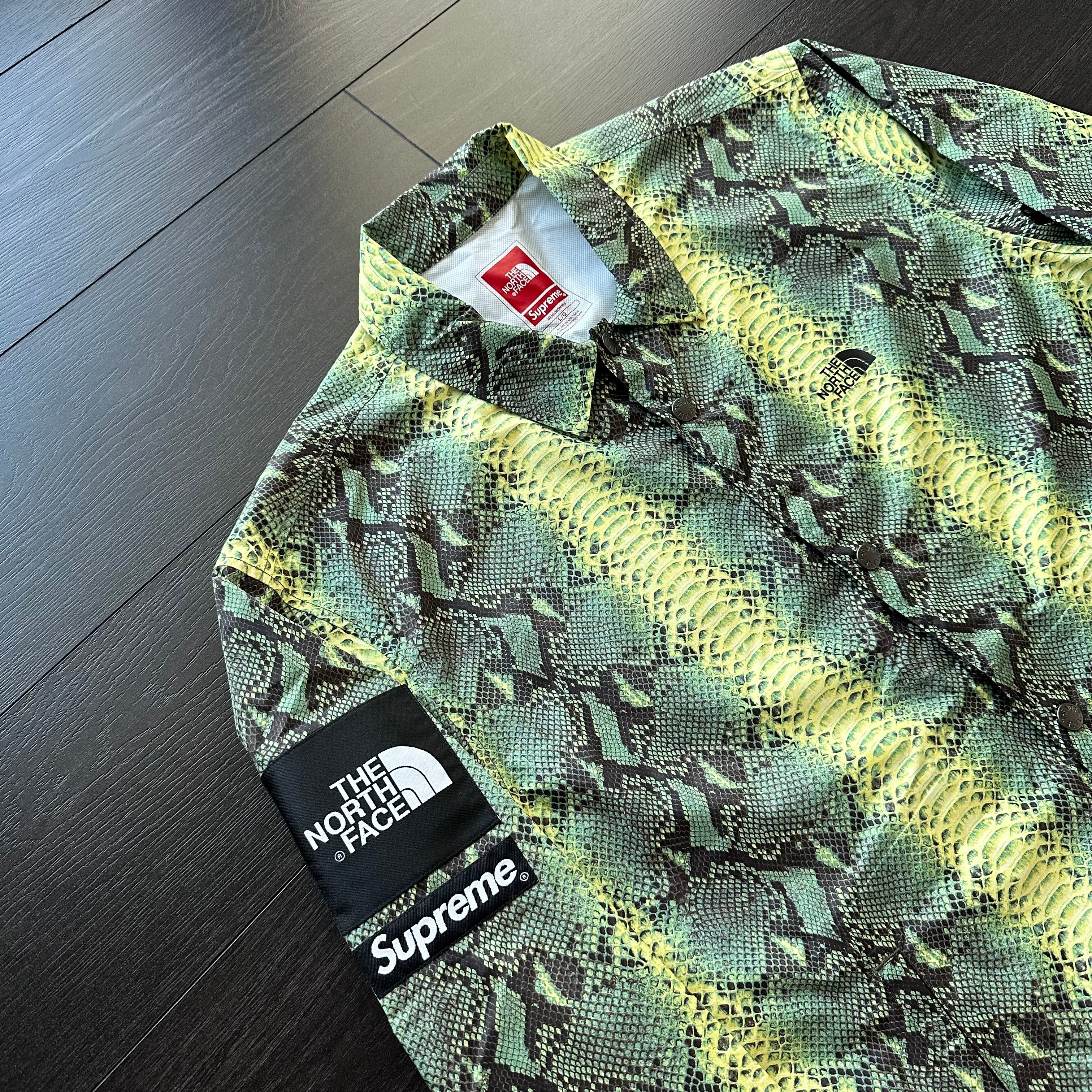 Supreme/The North Face Snakeskin Taped Seam Coaches Jacket &ndash; Not 