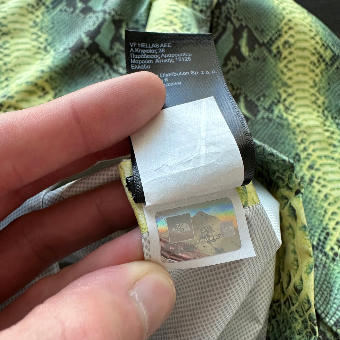 Supreme/The North Face Snakeskin Taped Seam Coaches Jacket