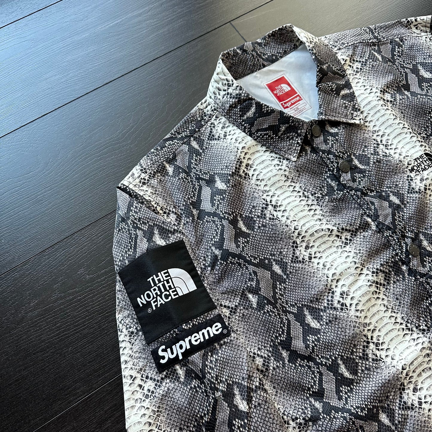 Supreme/The North Face Snakeskin Taped Seam Coaches Jacket