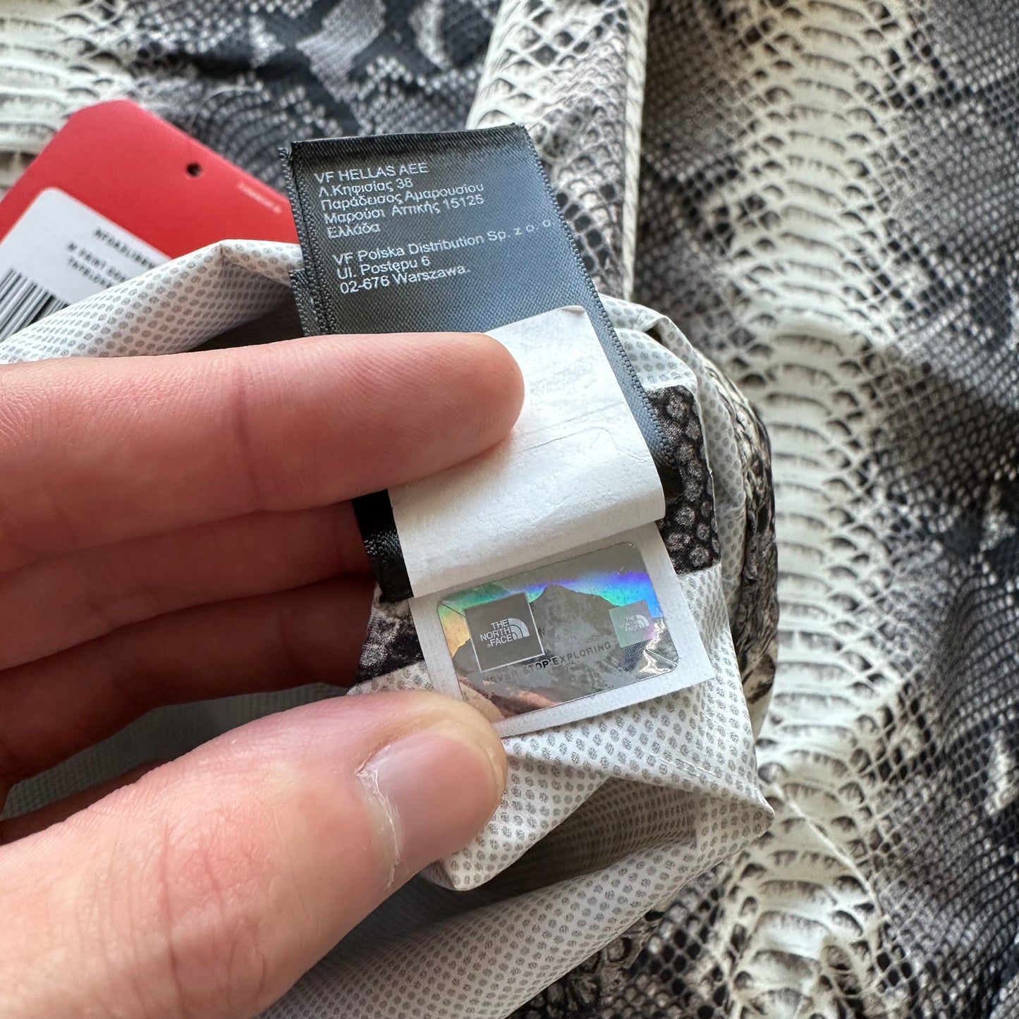 Supreme/The North Face Snakeskin Taped Seam Coaches Jacket