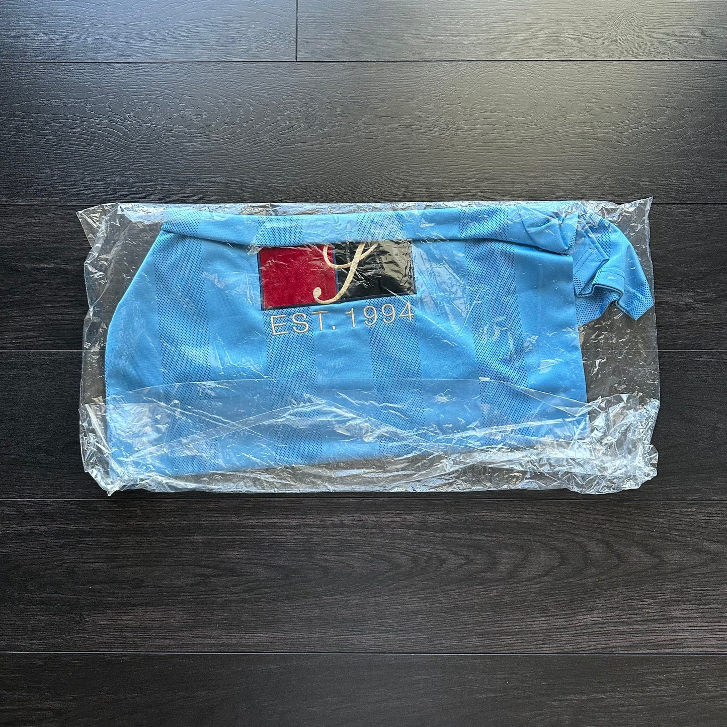 Supreme Velvet Logo Mesh Stripe Top