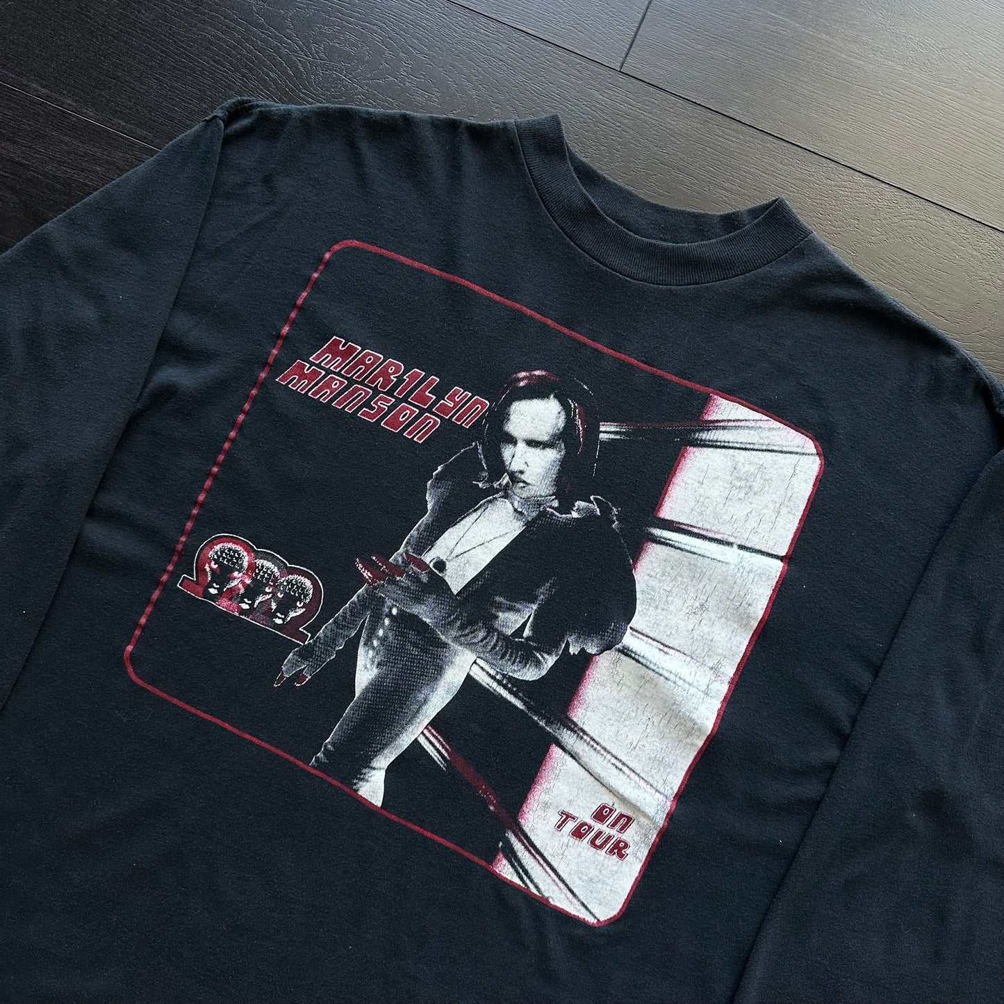 Vintage Marilyn Manson "On Tour" Long Sleeve Tee