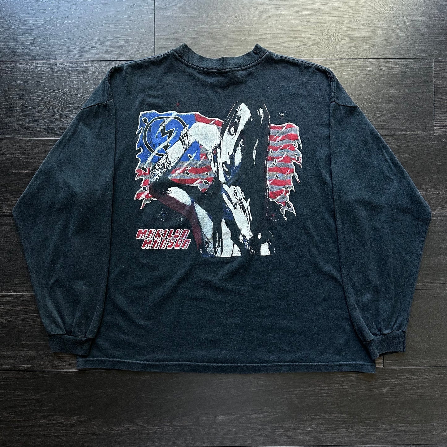 Vintage Marilyn Manson "On Tour" Long Sleeve Tee