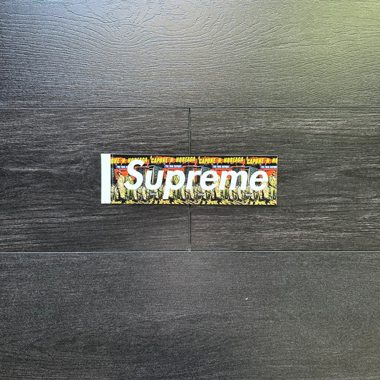 Supreme/CNN The War Report Box Logo Sticker