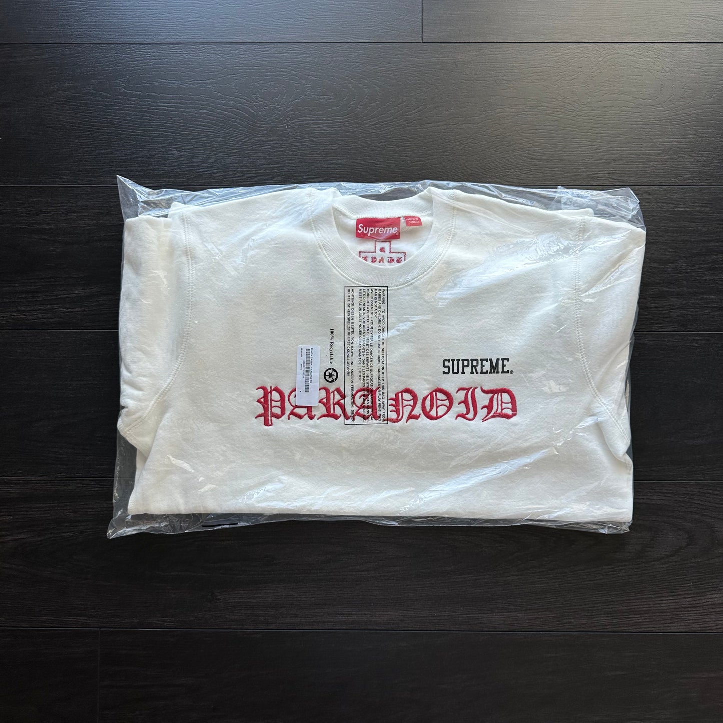Supreme/Black Sabbath Paranoid Crewneck